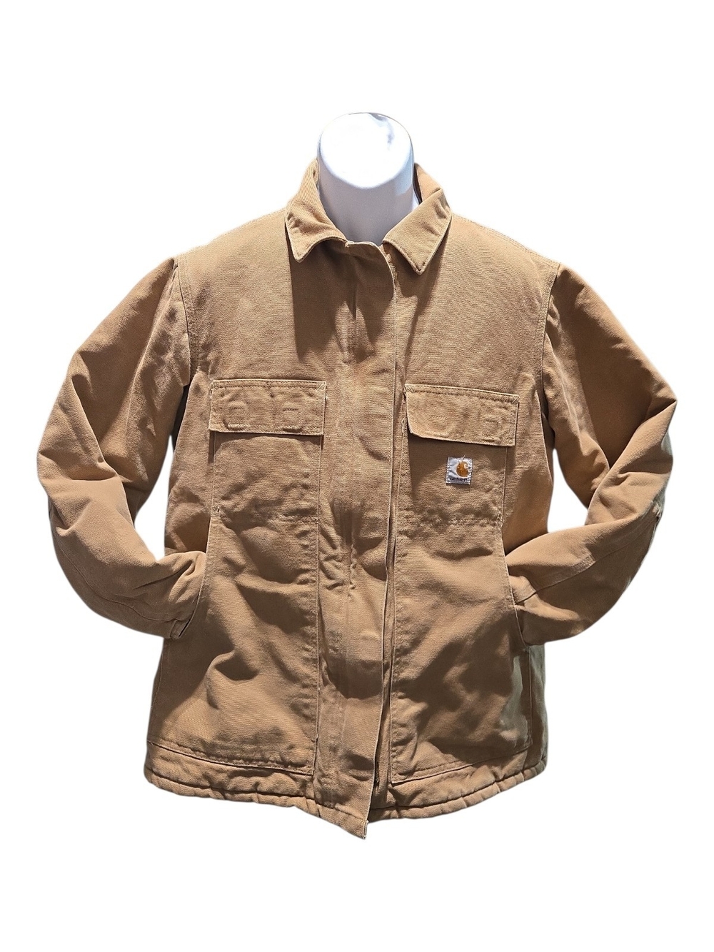 Carhartt Duck Canvas Jacket WC028 CML Women's Size Large